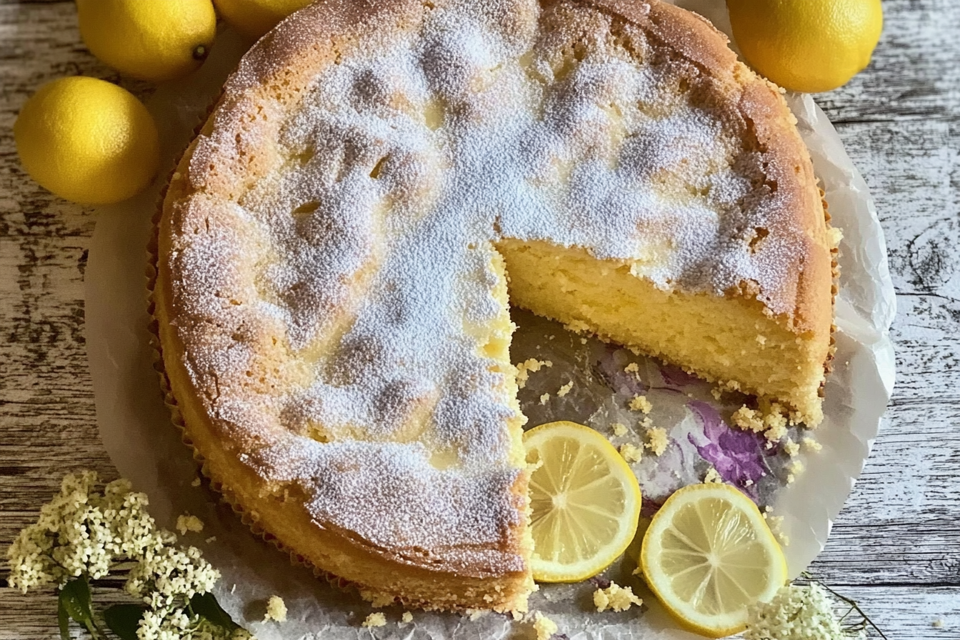 Bolo de Maizena com Limão
