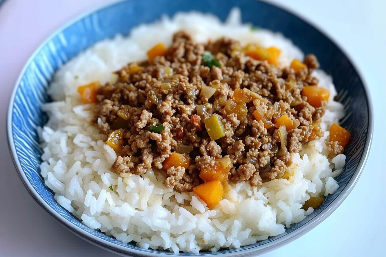 Bowl de Carne Picada e Arroz