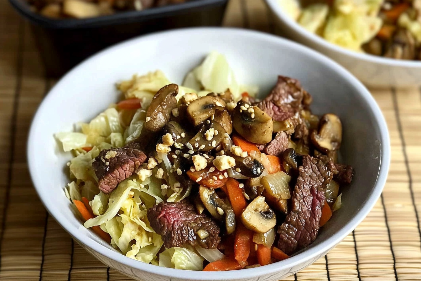 Bowl de Carne com Champignon