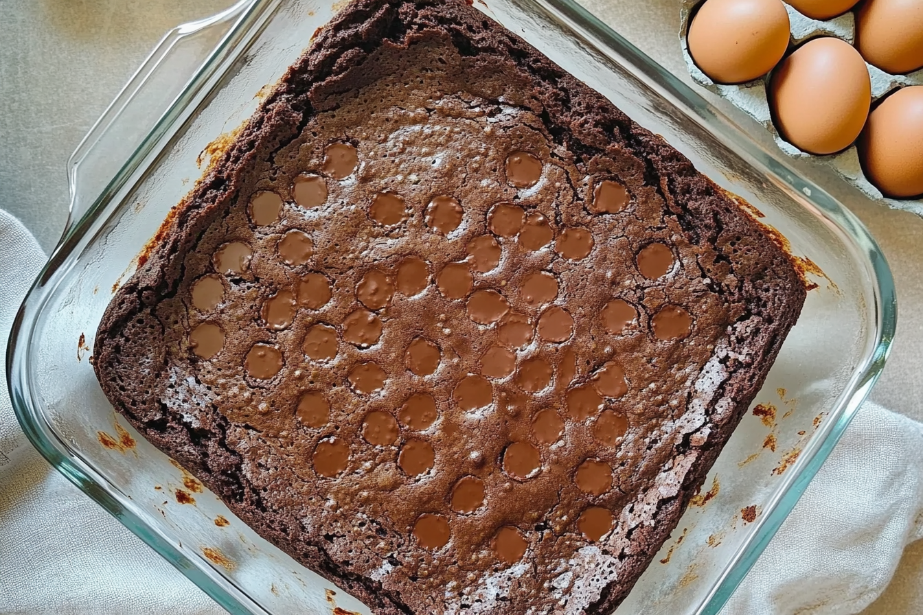 Brownie de abobrinha e chocolate