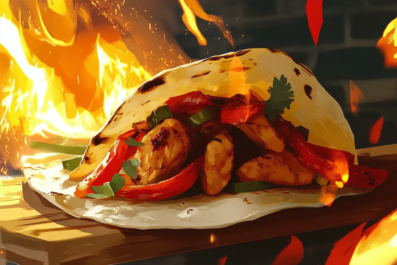Fajitas de Frango