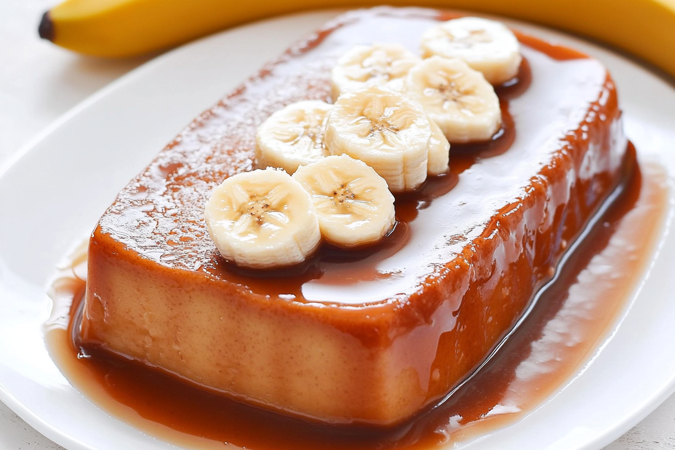 Flan Cremoso de Banana