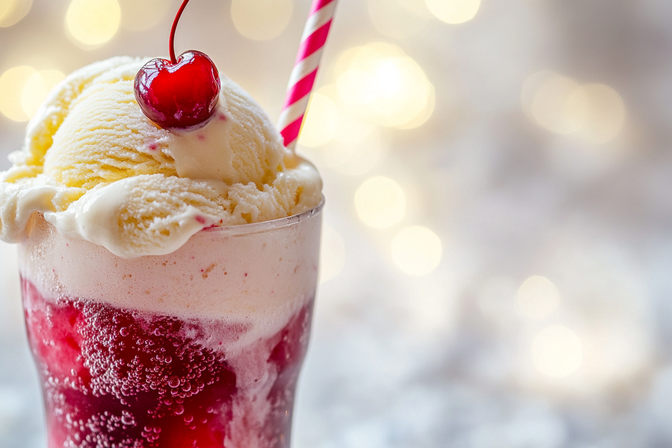 Float de Sorvete Shirley Temple