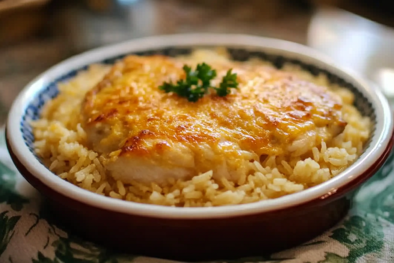 Frango Assado com Arroz