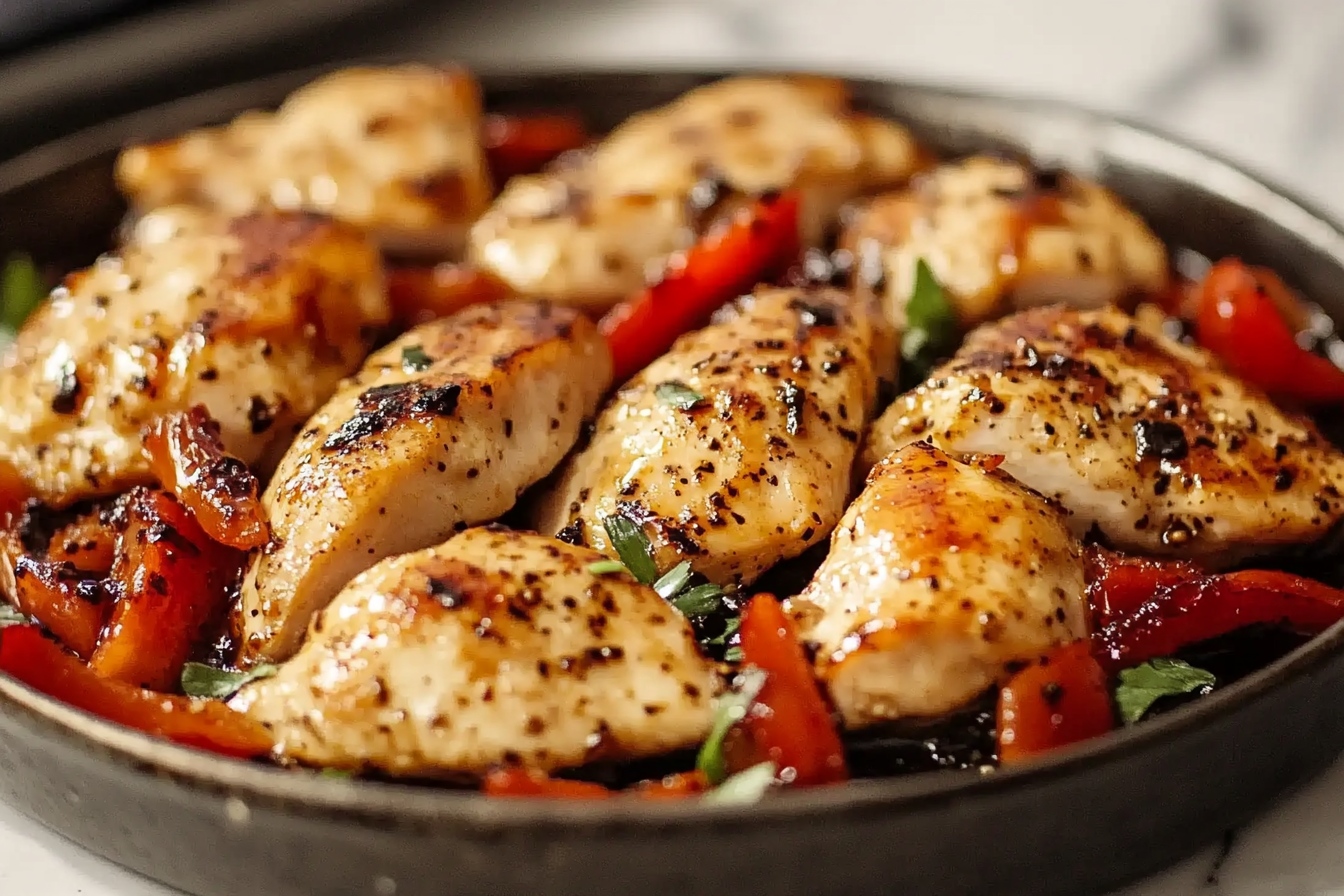 Frango com Pimenta Preta