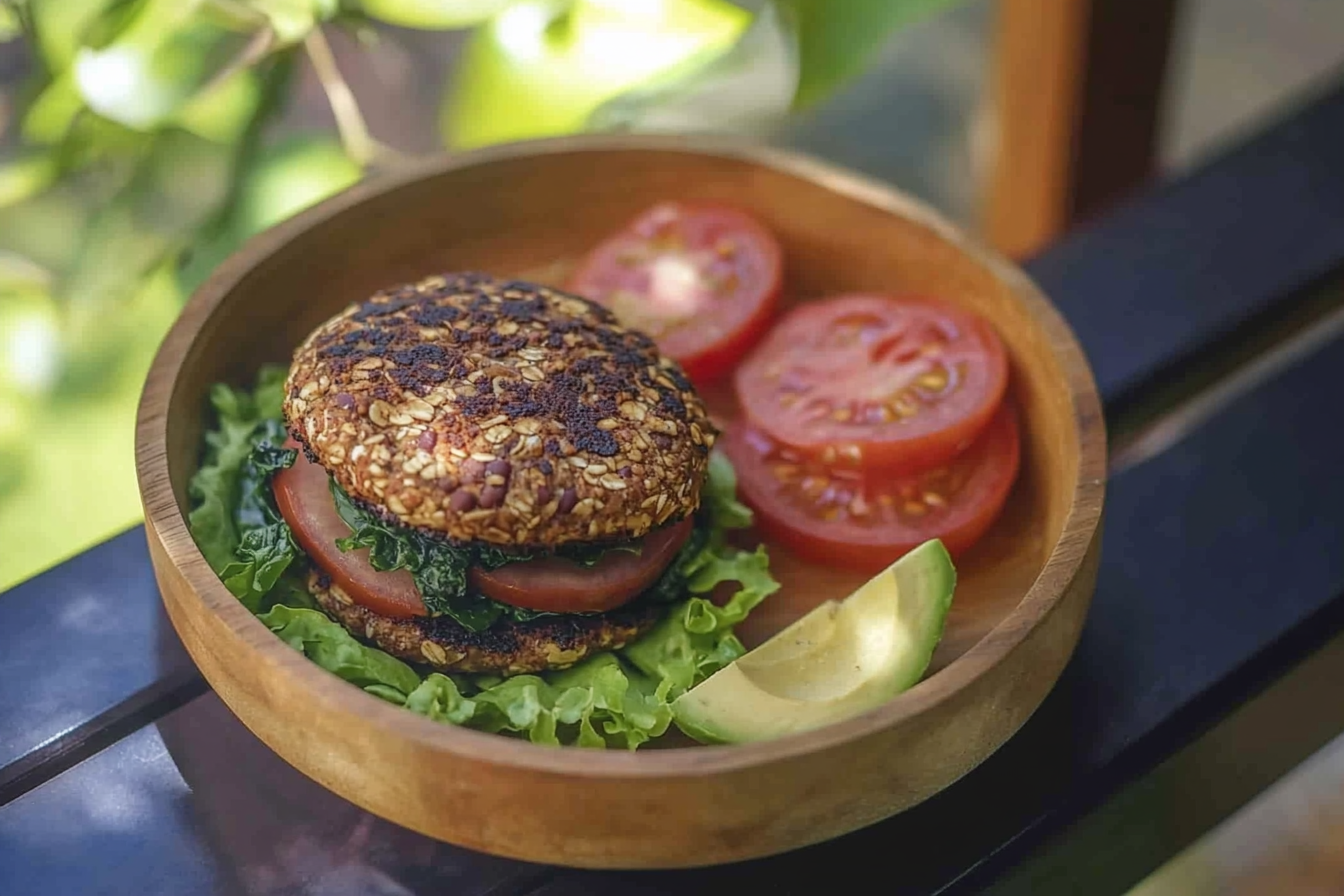Hamburguesa de alubias rojas