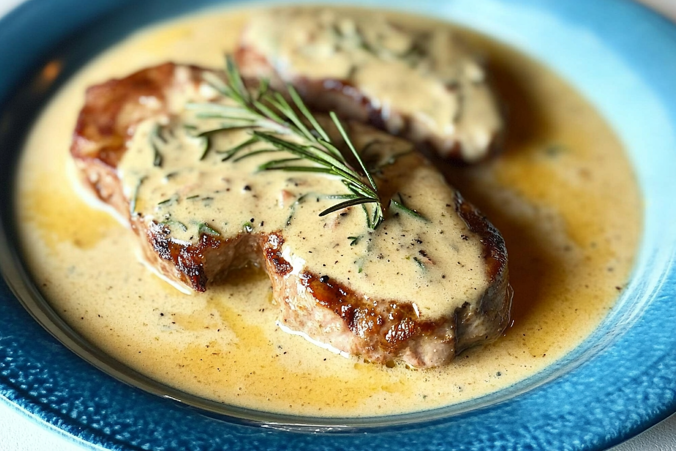 Lombo de porco à mostarda