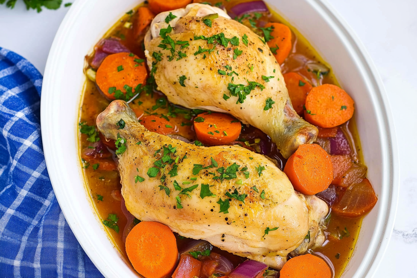 Muslos de pollo al horno