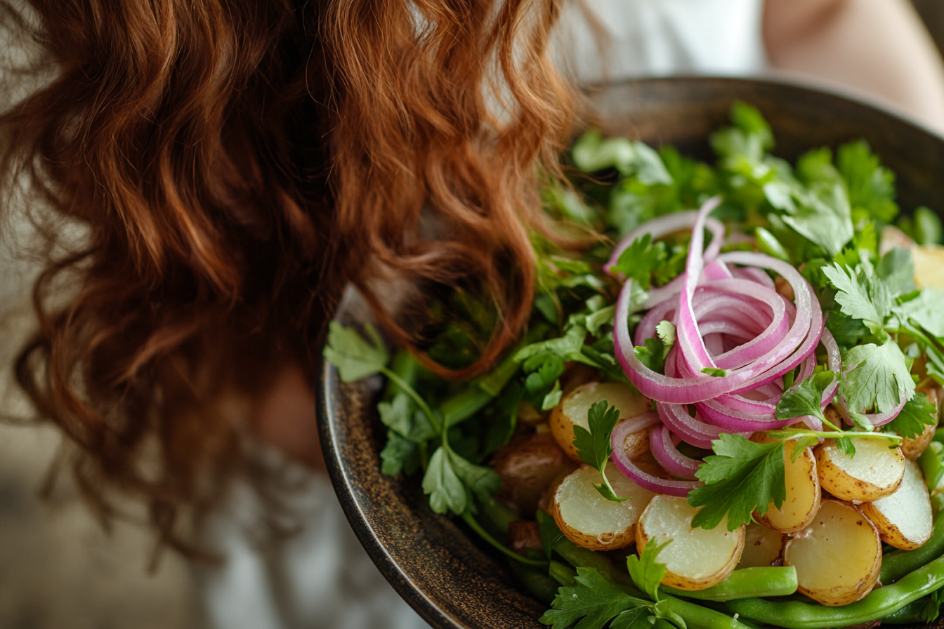 Salada de Batatas Quentes