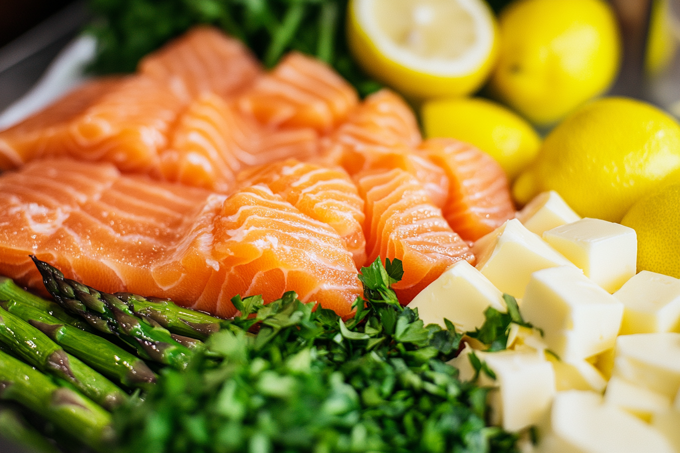 Salmão com Aspargos