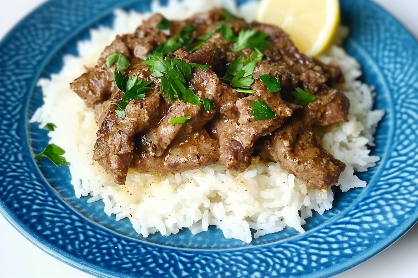 Ternera especiada al horno