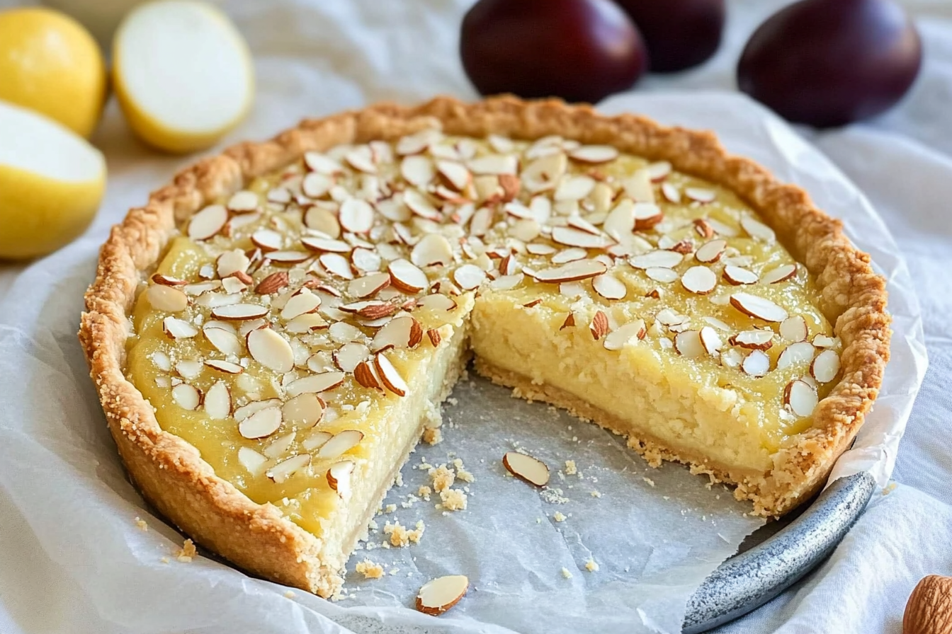 Torta de amêndoas com limão
