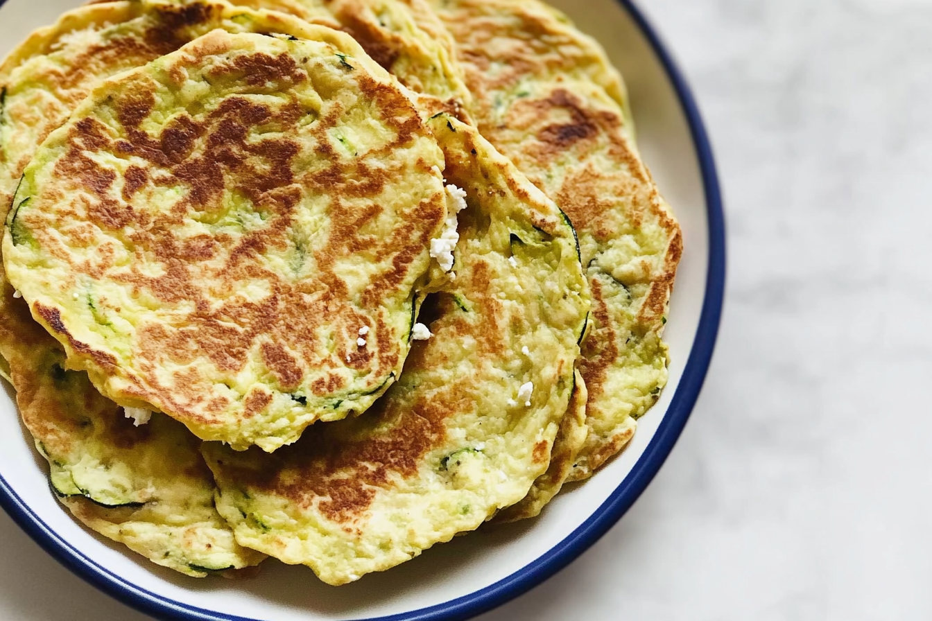 Tortilhas de Abobrinha com Feta