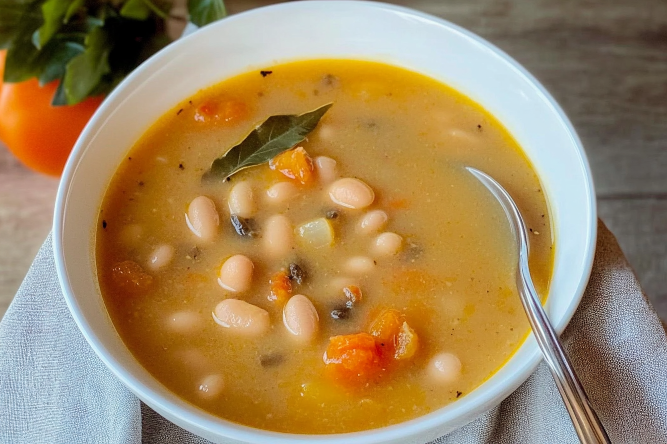 Alubias blancas con longaniza