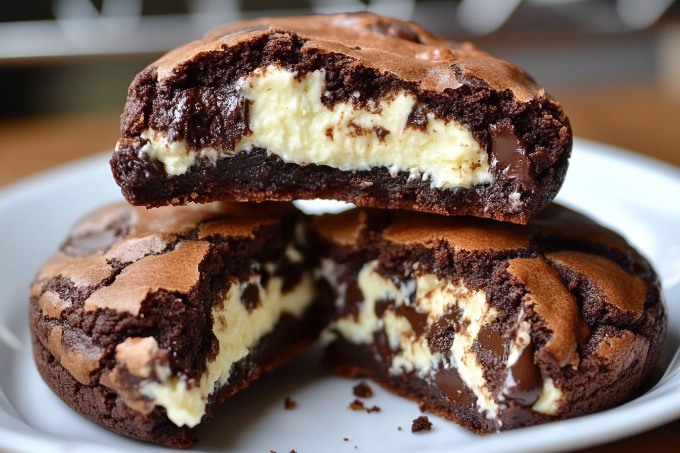 Biscoitos de Cheesecake com Chocolate