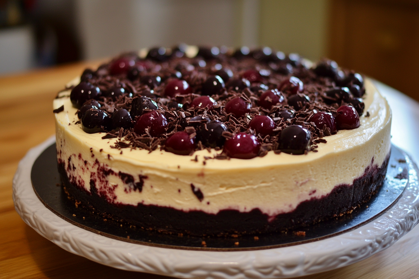 Bolo Floresta Negra de Cheesecake