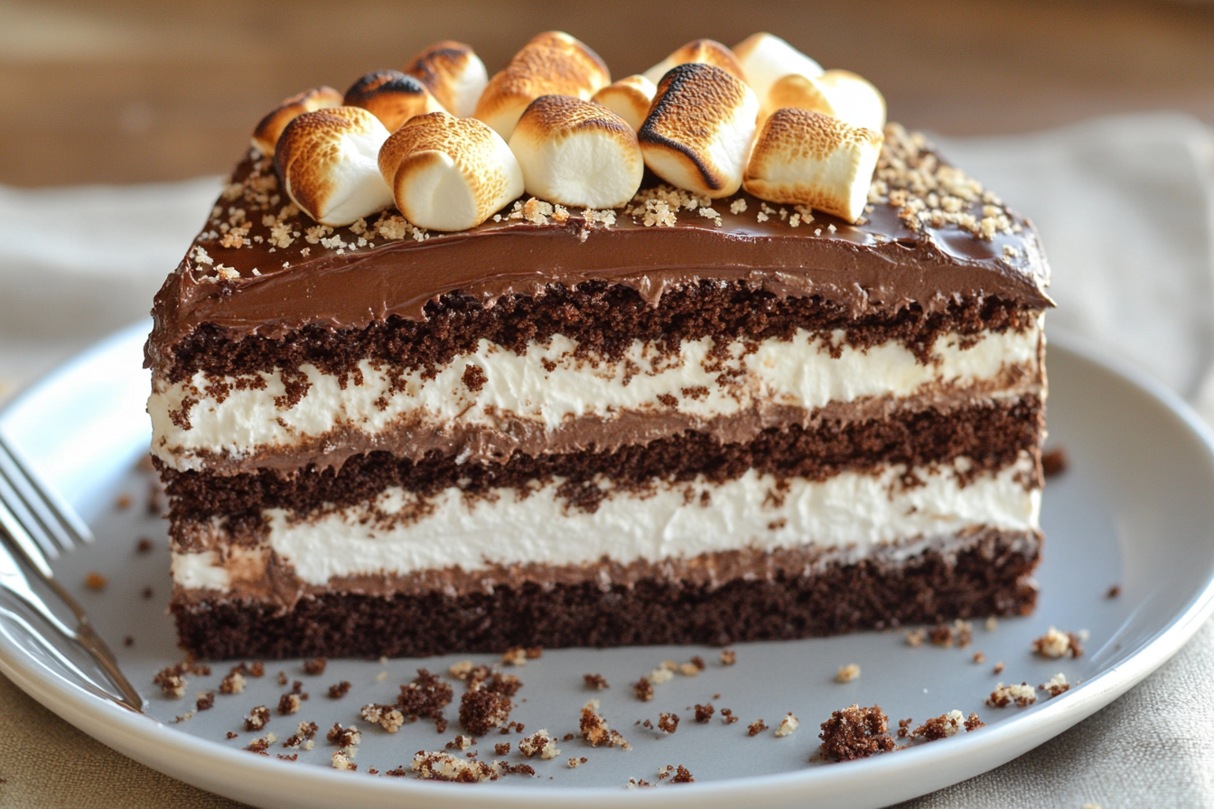 Bolo de Chocolate S'mores