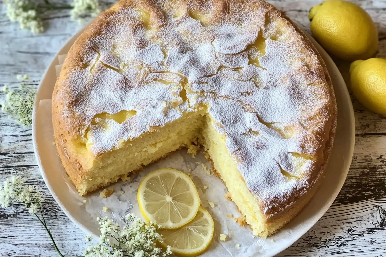 Bolo de Maizena com Limão
