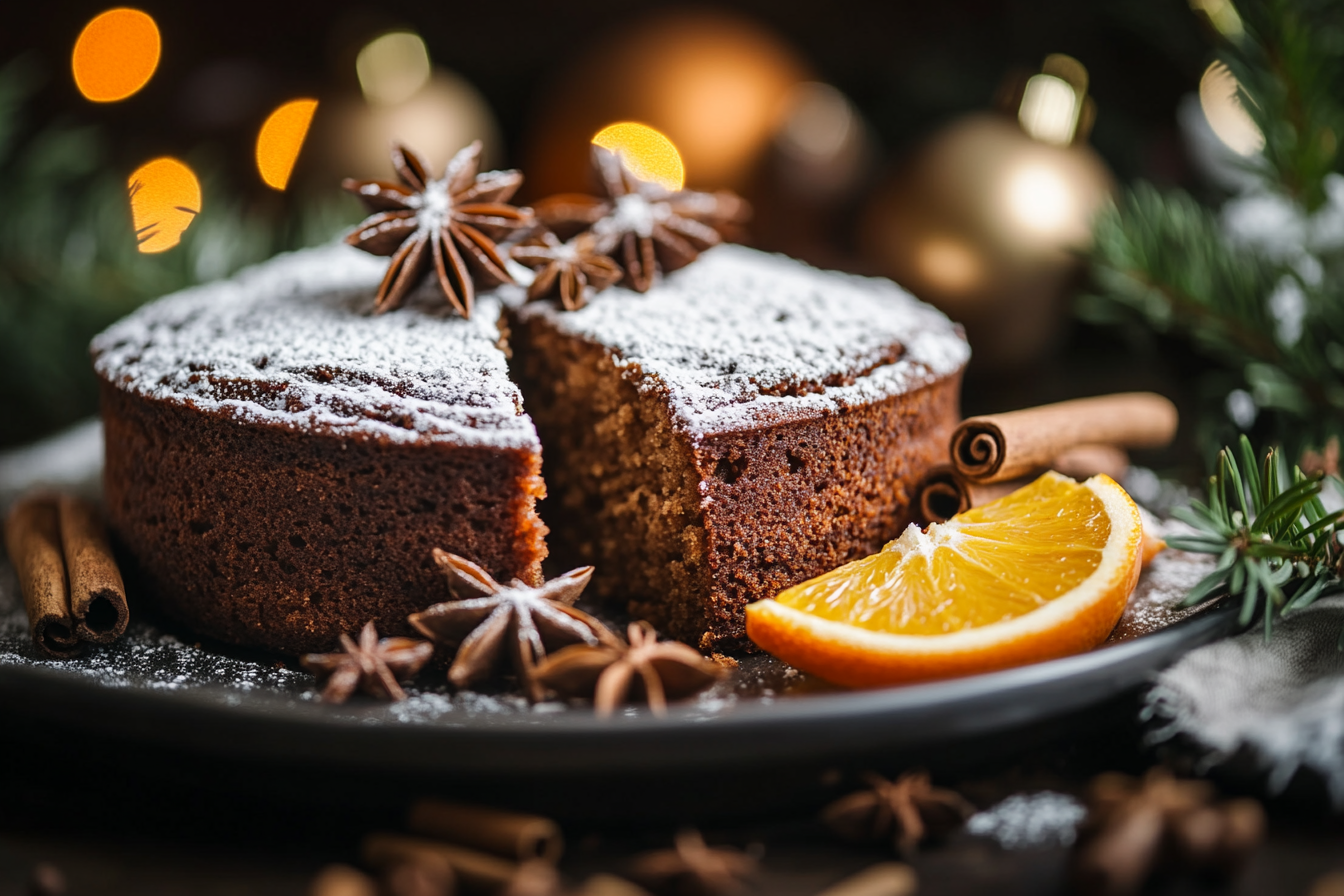 Bolo de Natal com Especiarias