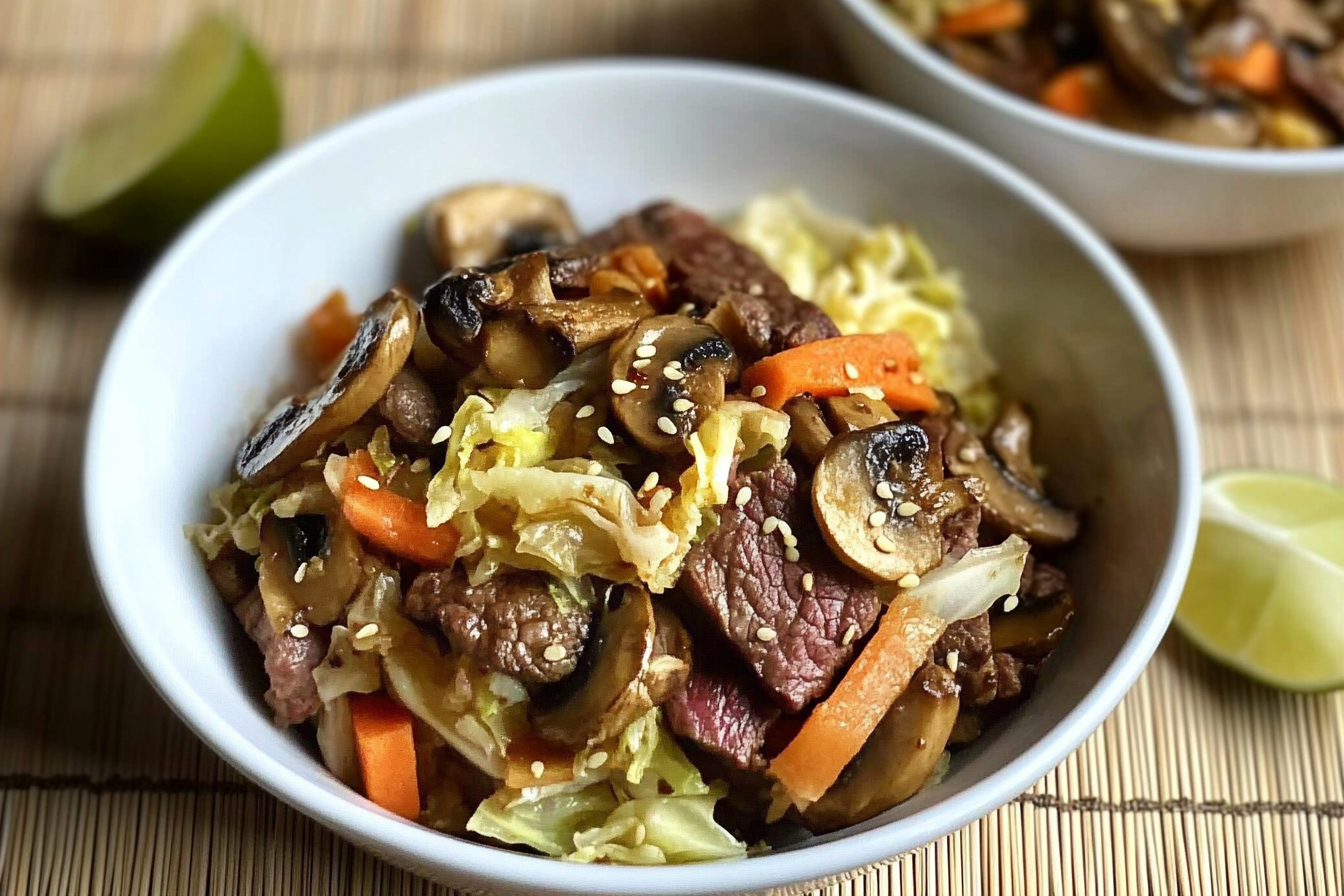 Bowl de Carne com Champignon