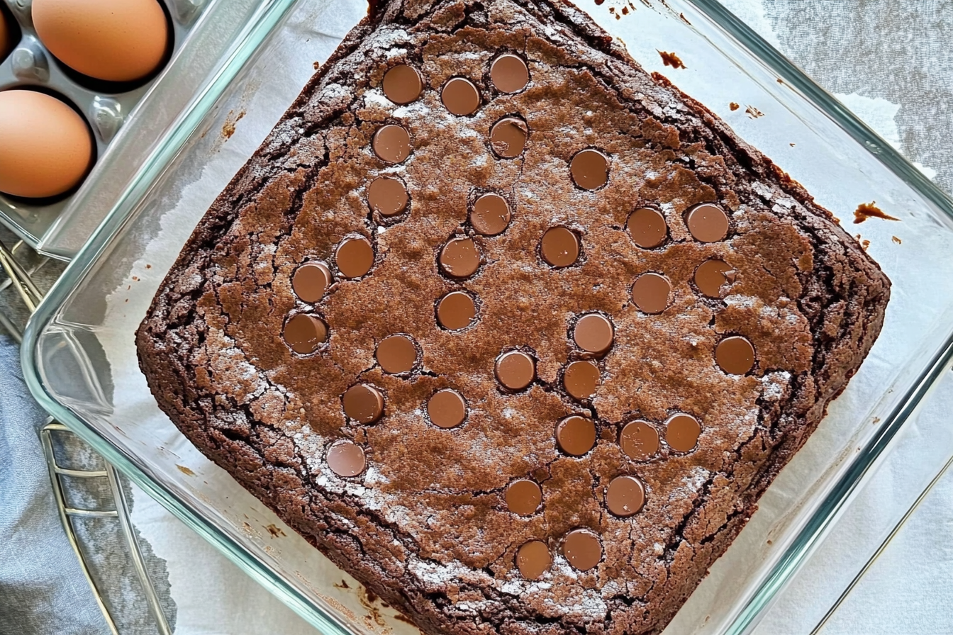 Brownie de abobrinha e chocolate