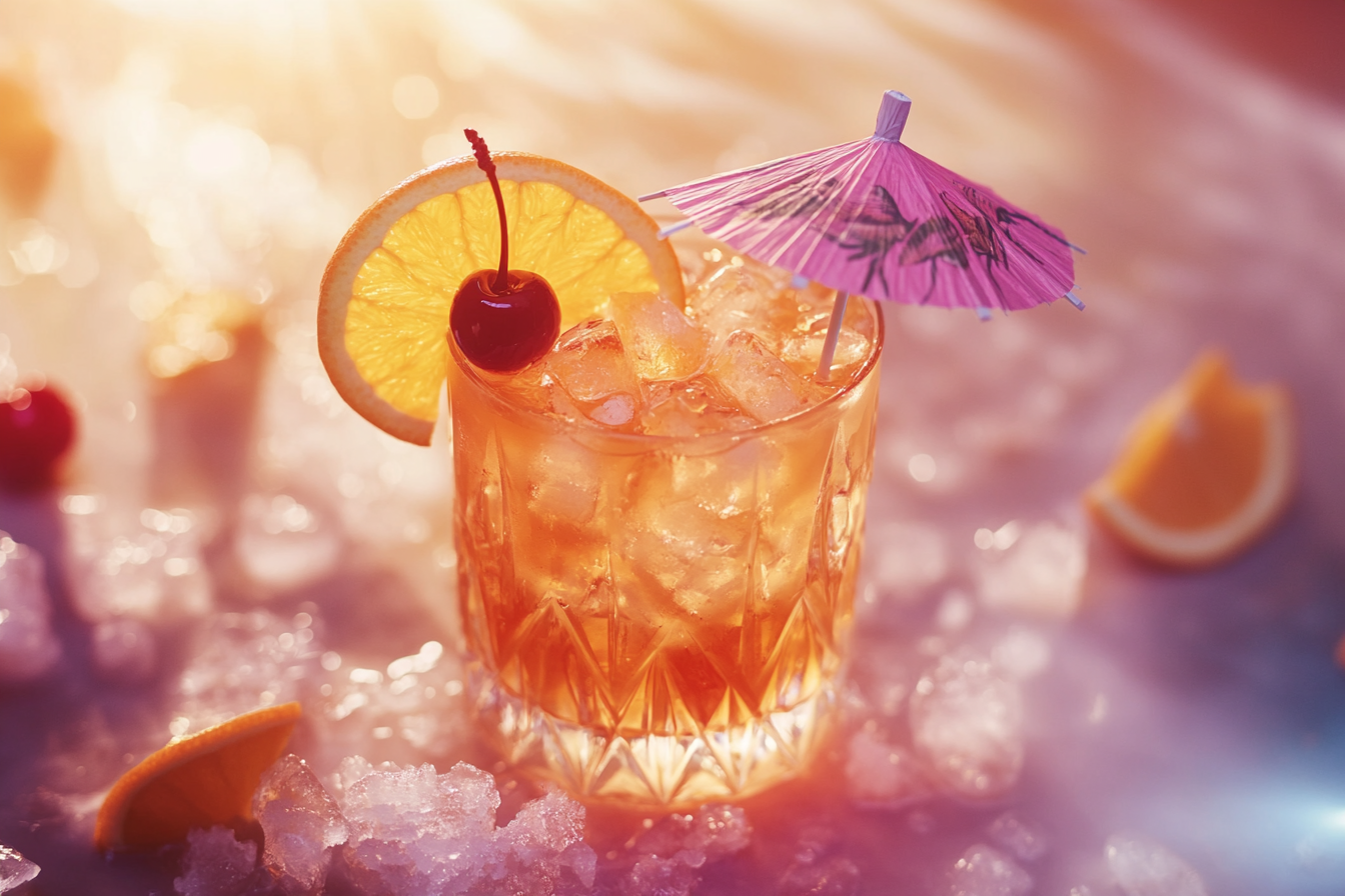 Coquetel Amaretto Aloha