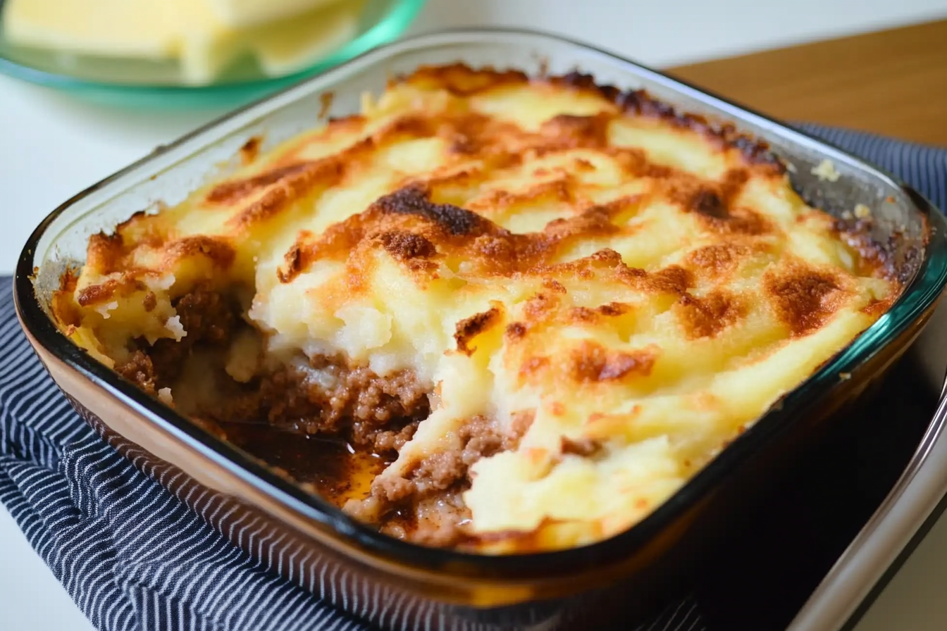 Empadão de Carne com Purê