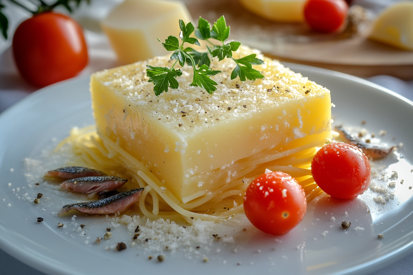 Espaguete com Tomates e Anchovas