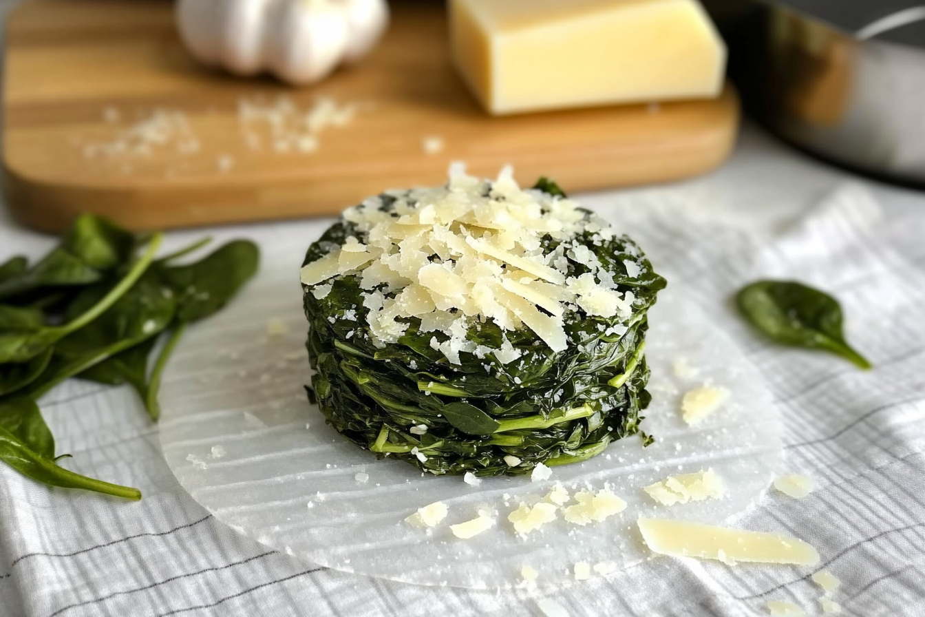 Espinacas ao Parmesão