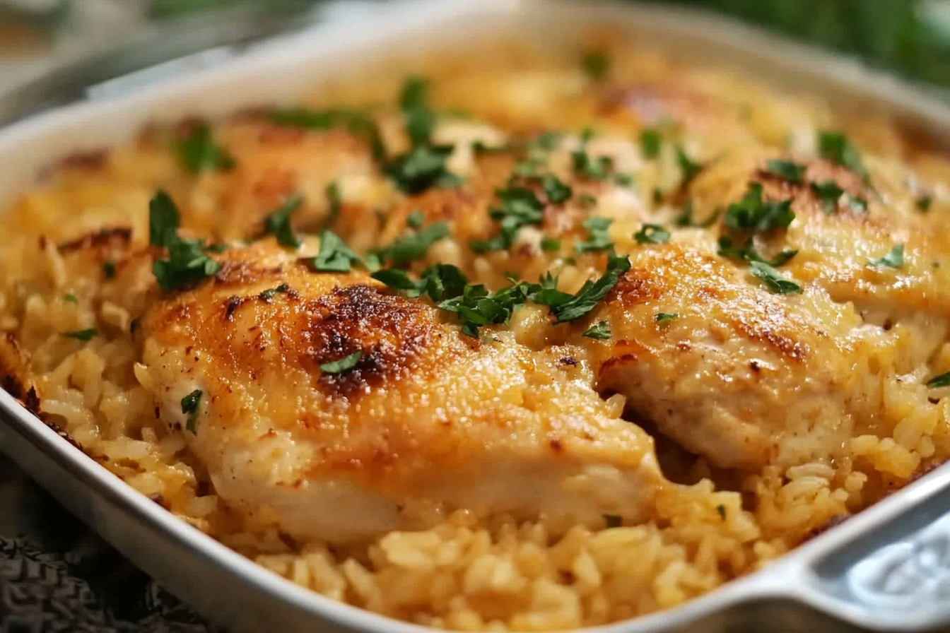 Frango Assado com Arroz