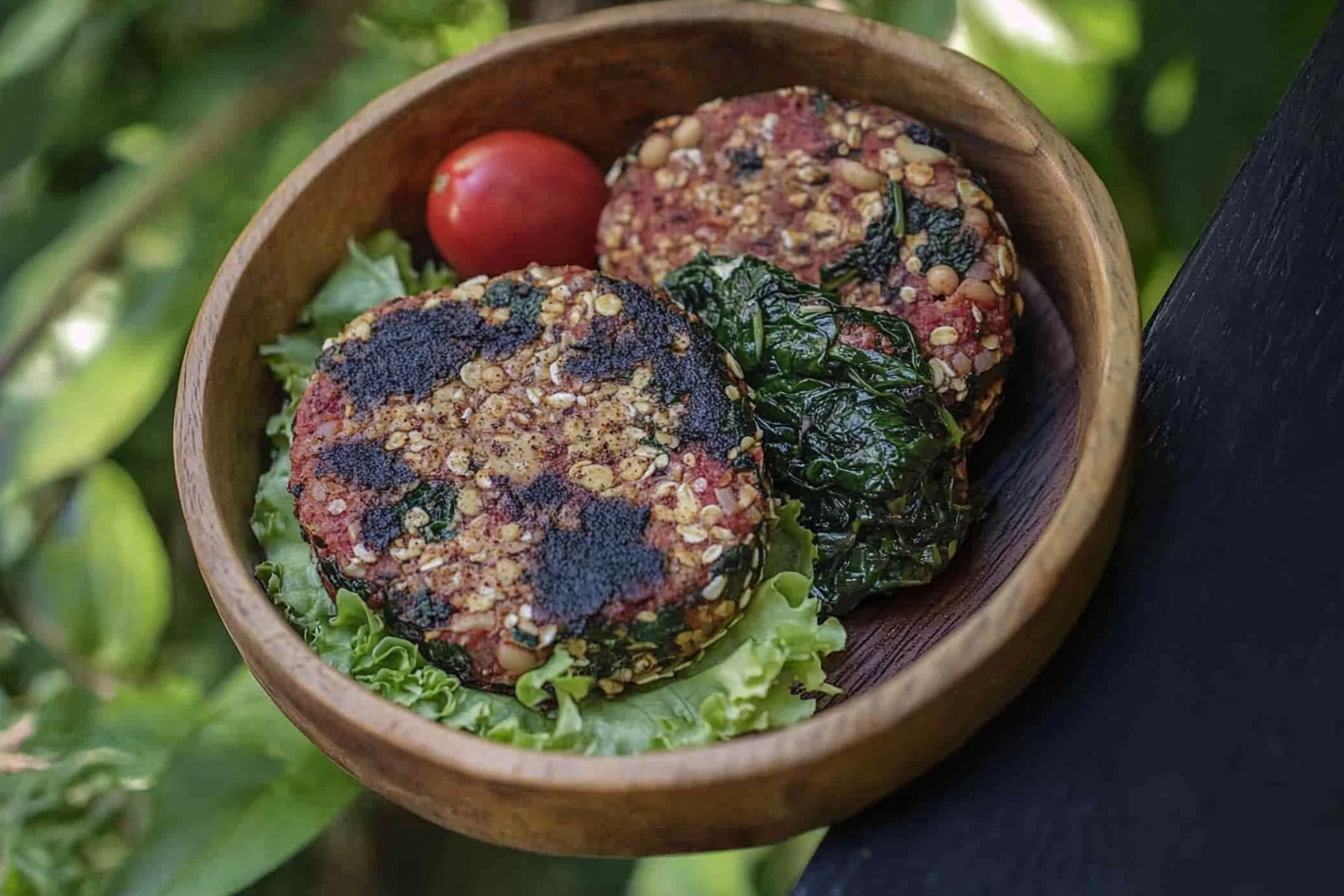 Hamburguesa de alubias rojas