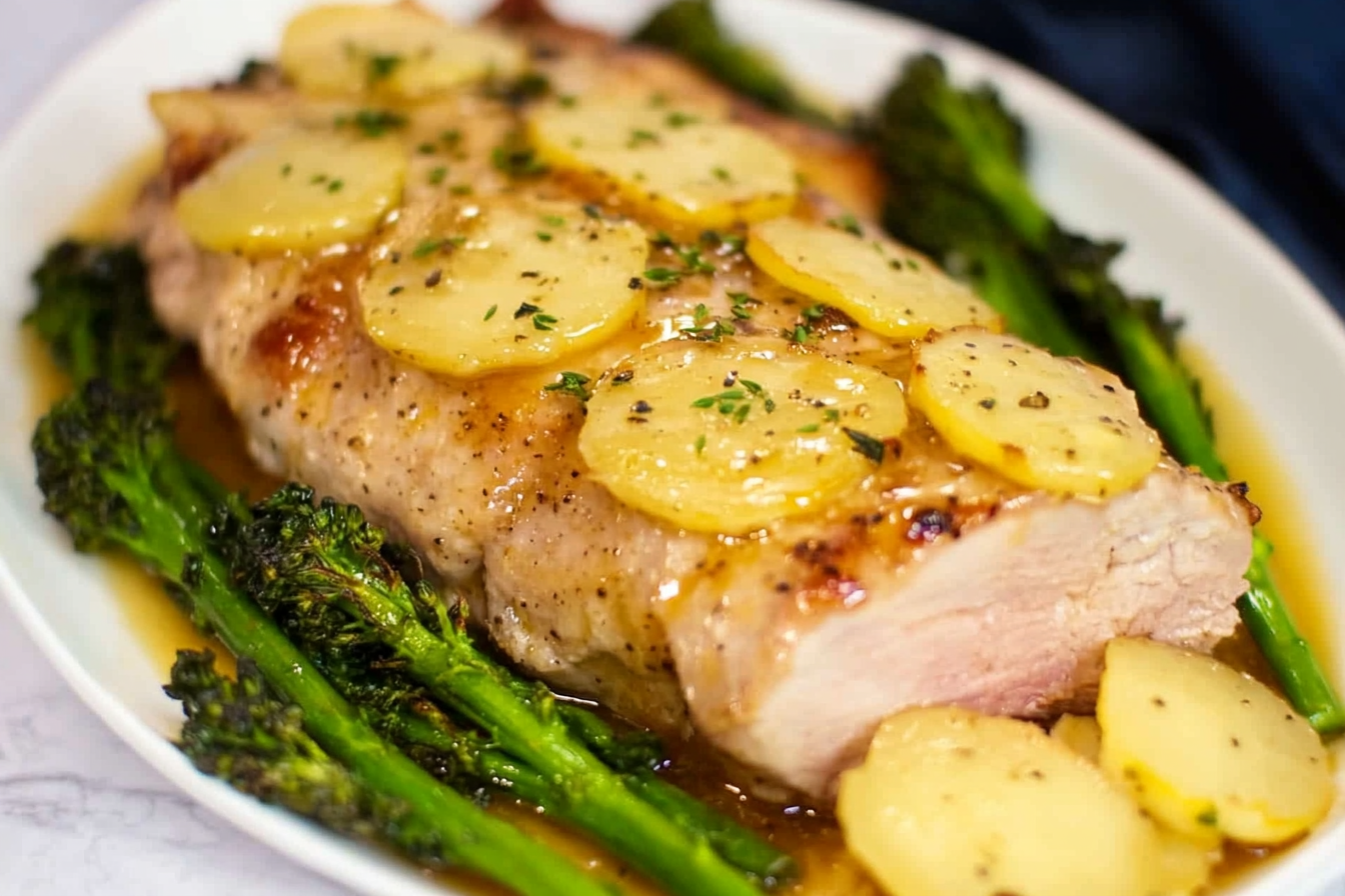 Lombo de Porco Assado com Mostarda