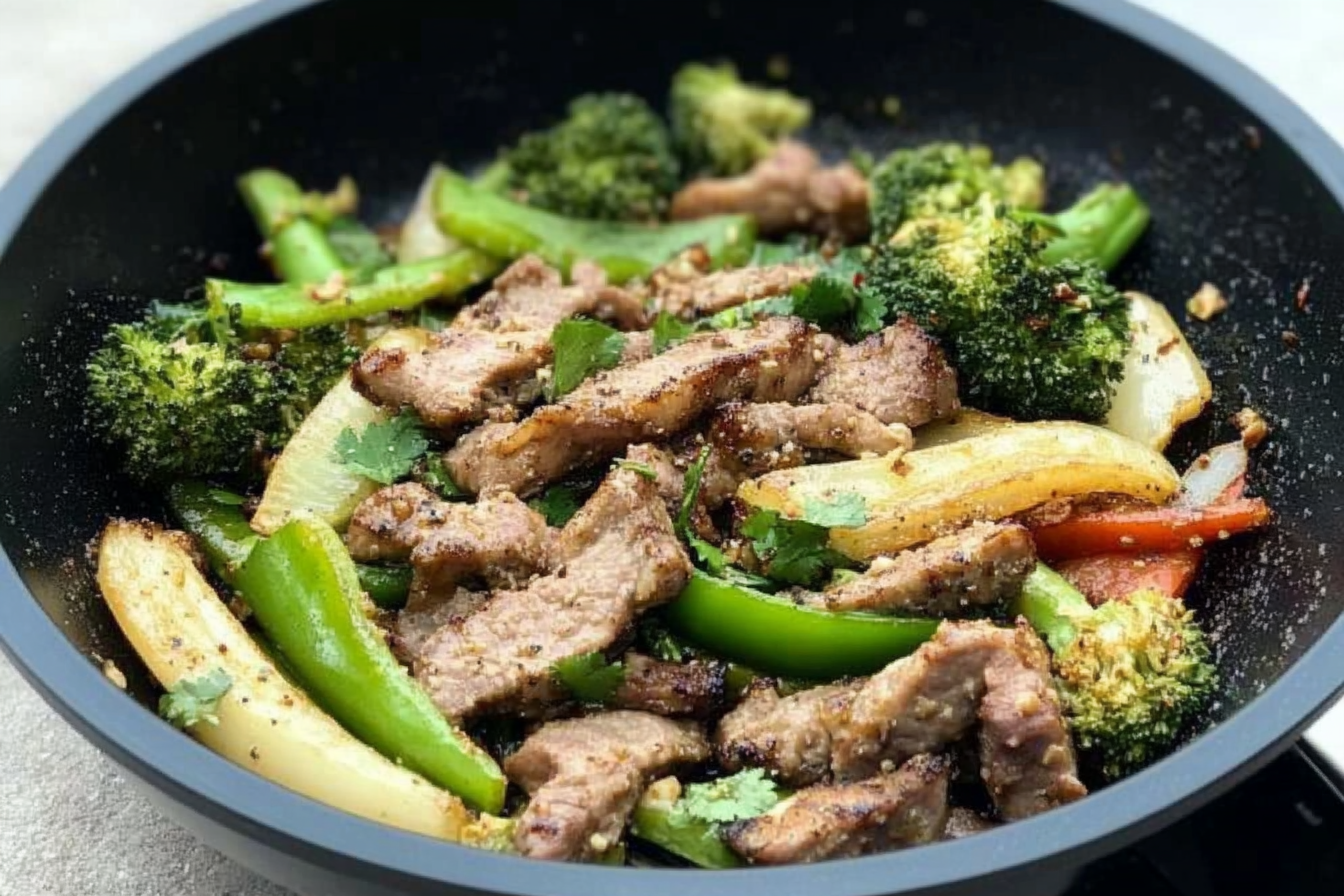 Lomo Salteado com Verduras