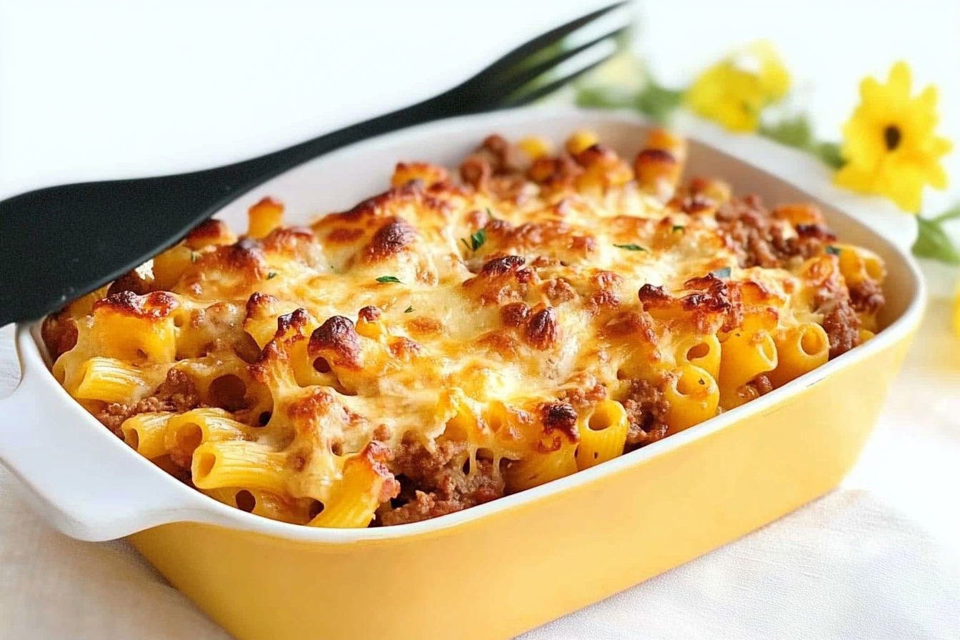 Macarrão Gratinado com Carne