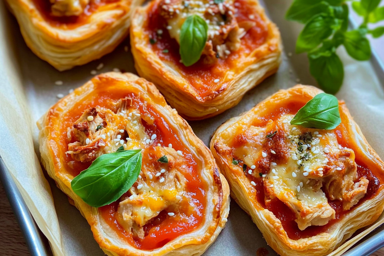 Mini Hojaldres de Pollo