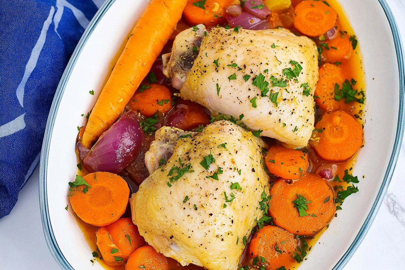 Muslos de pollo al horno