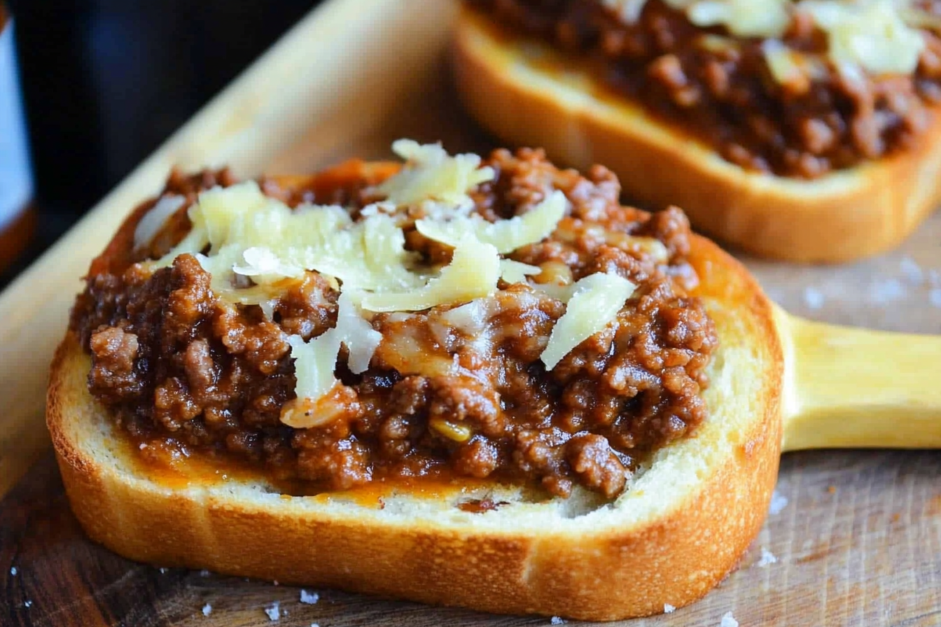 Pão Texas com Sloppy Joe