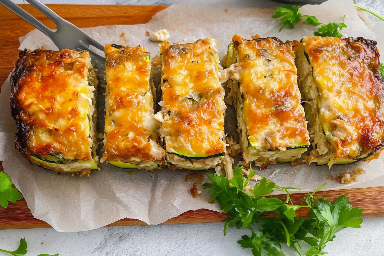 Pastel de pollo y calabacín