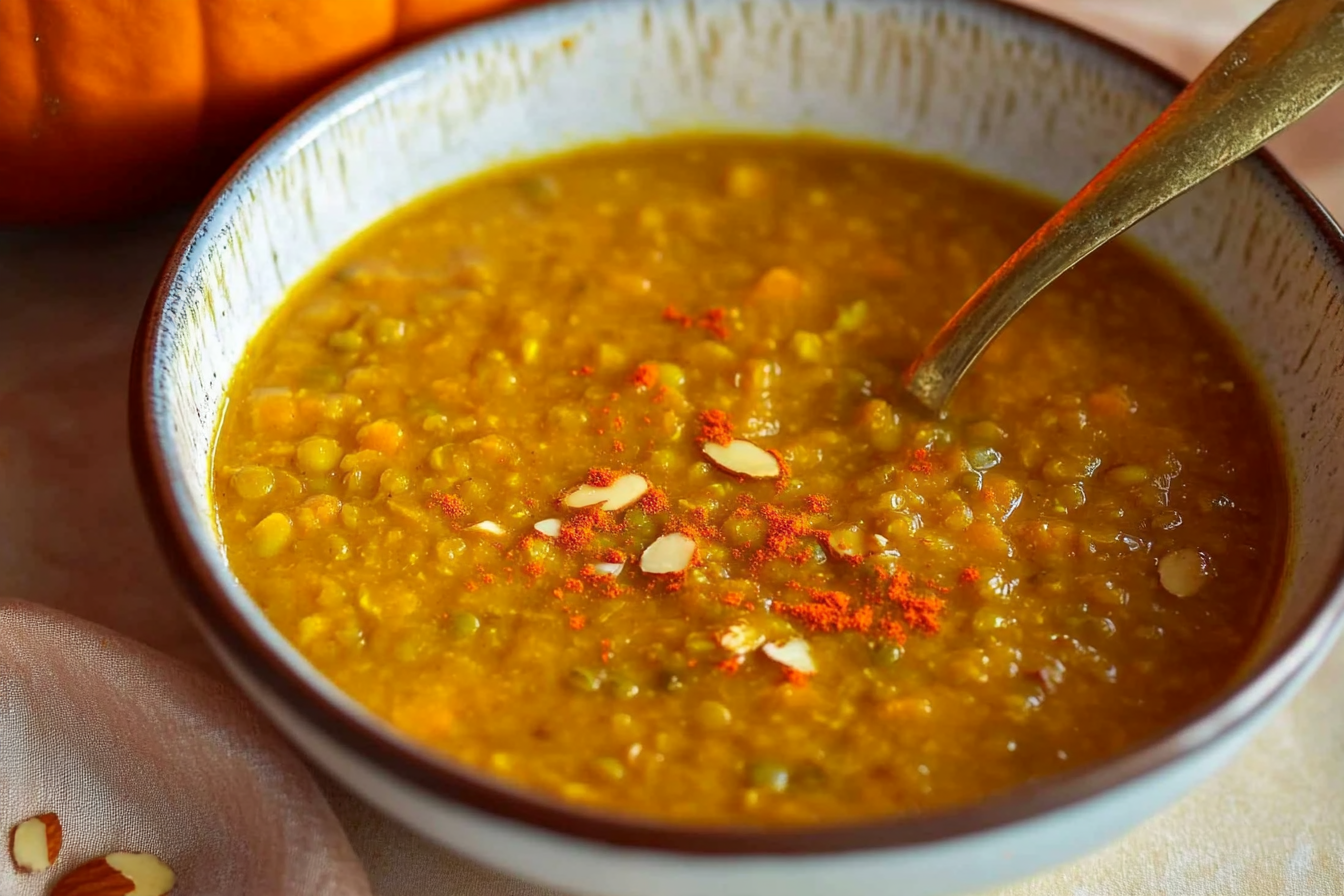Potaje de lentejas con calabaza