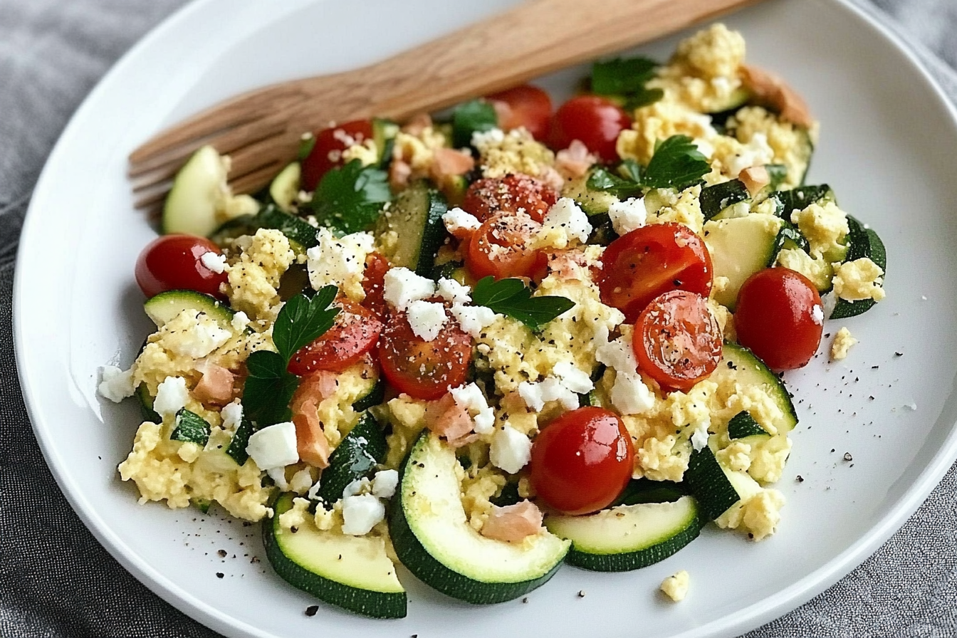 Refogado de abobrinha e tomate
