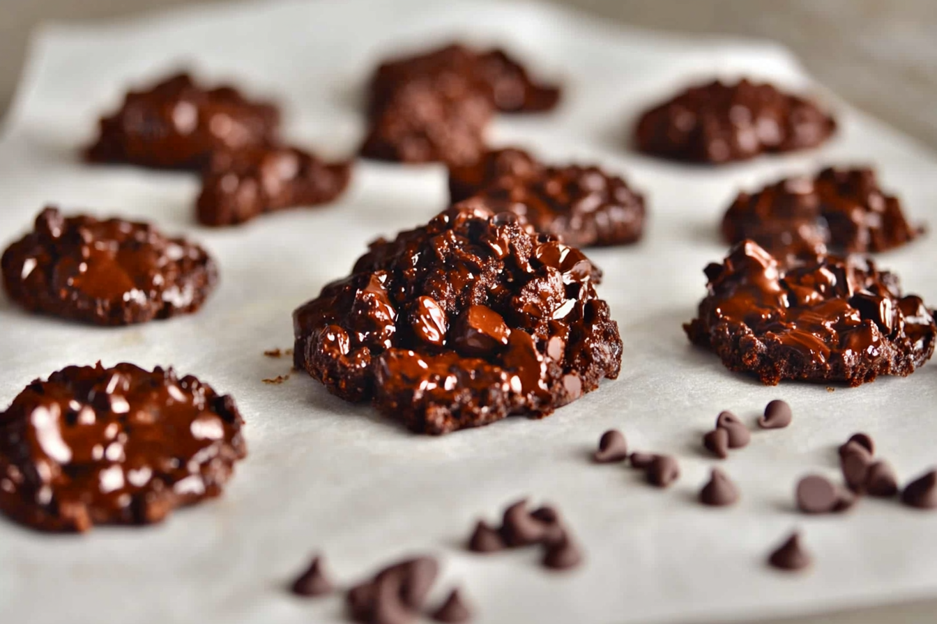 Rocas de chocolate negro