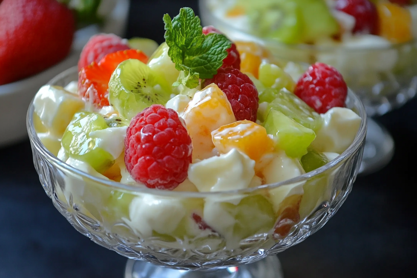 Salada Ambrosia com Molho Cremoso