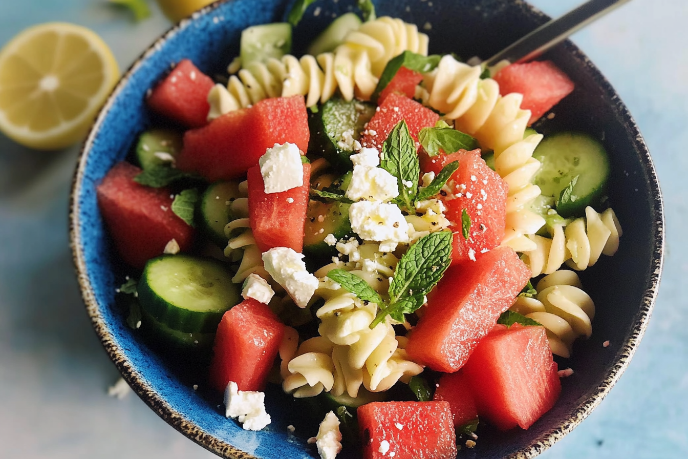 Salada Refrescante de Melancia
