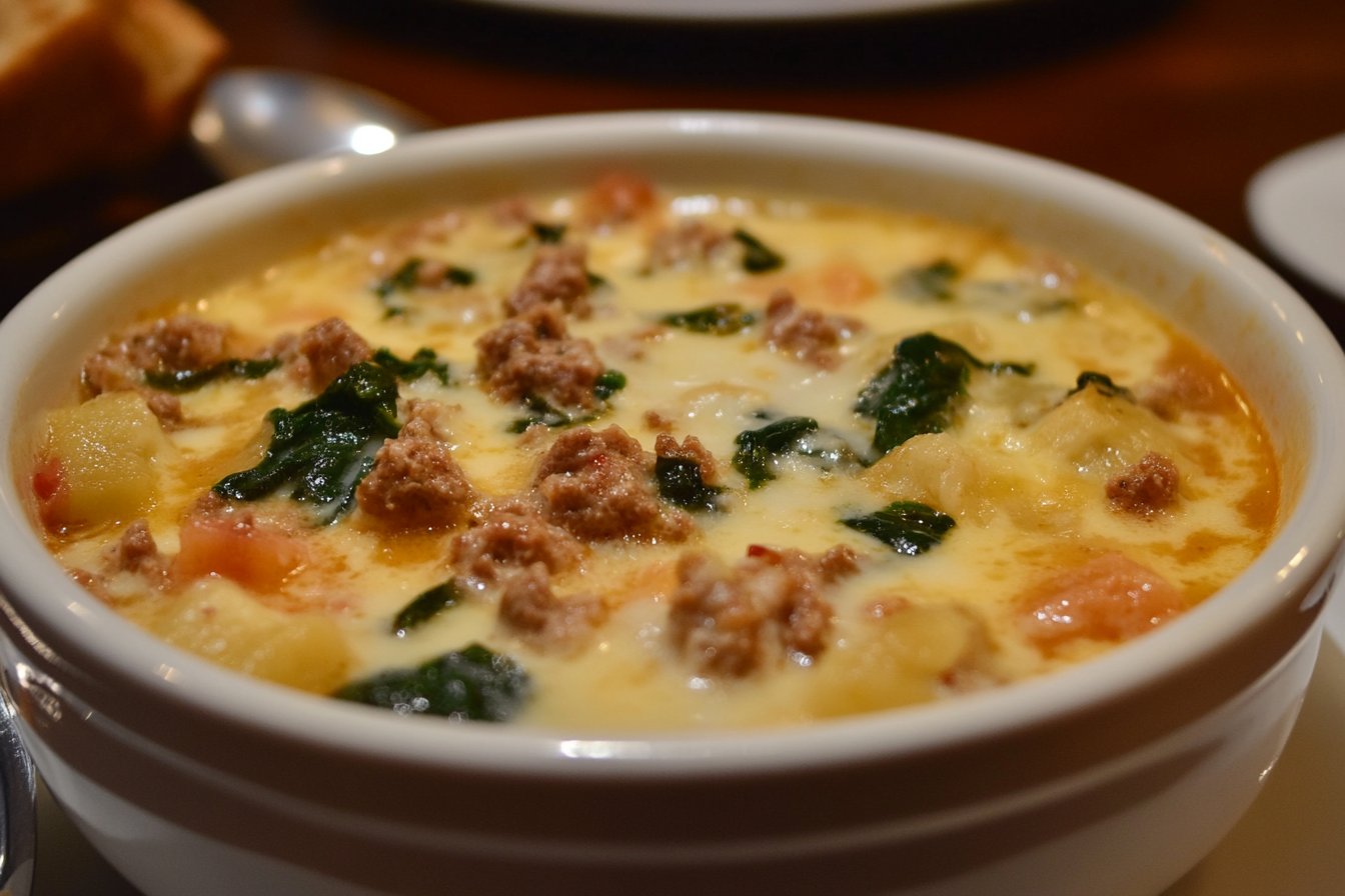 Sopa Toscana do Olive Garden