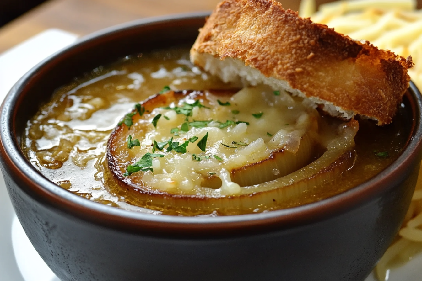 Sopa de Cebola com Arroz