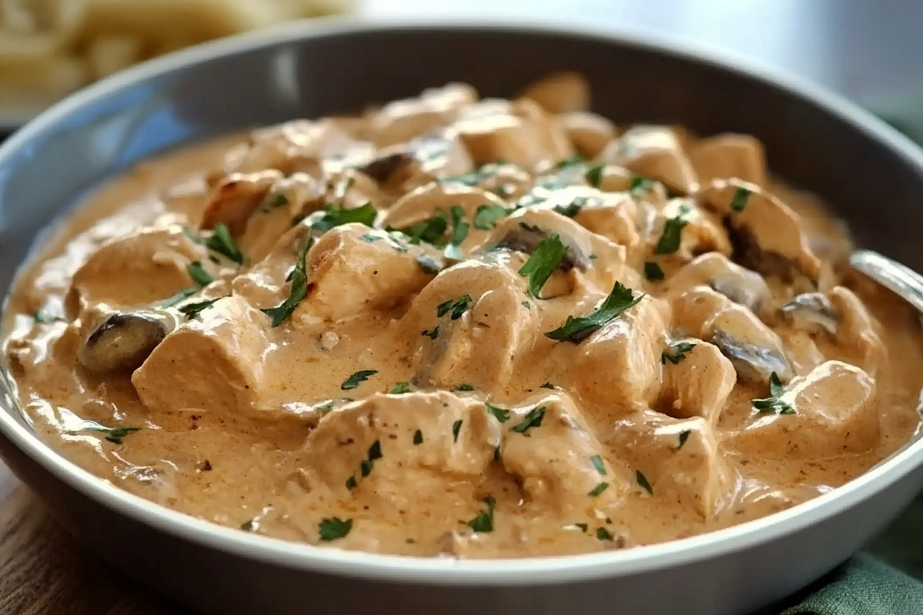Strogonoff de Frango Cremoso