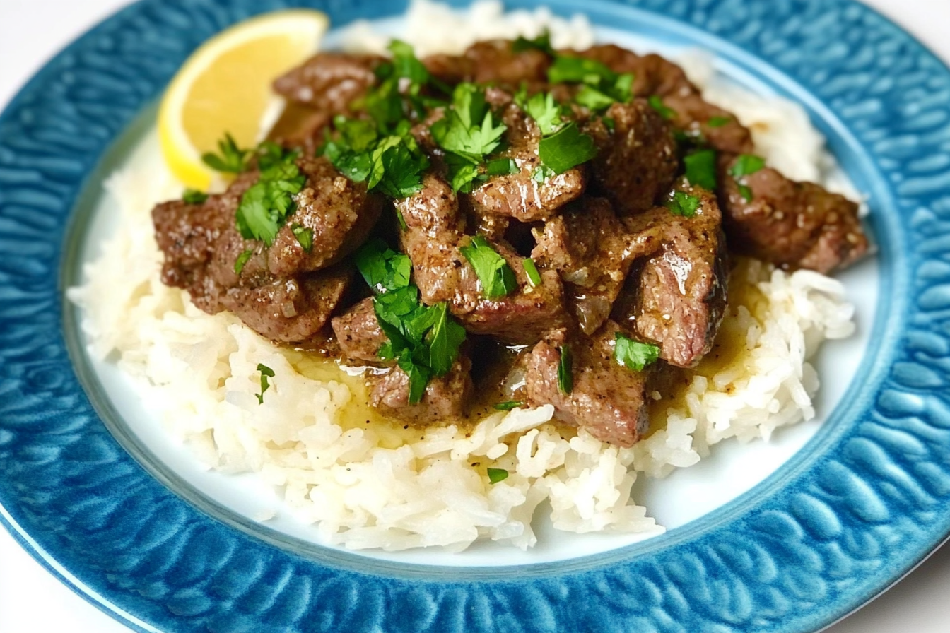 Ternera especiada al horno