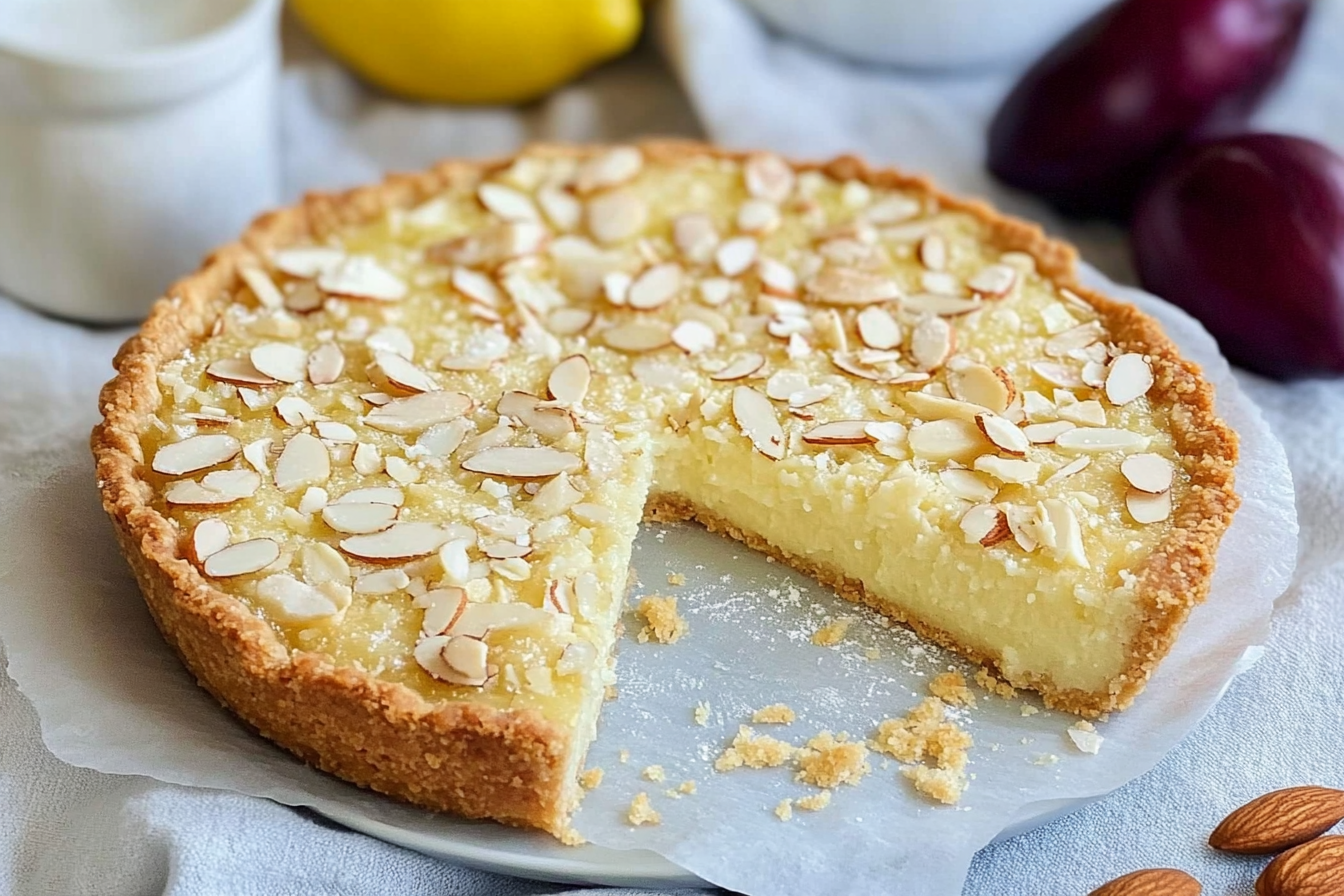 Torta de amêndoas com limão