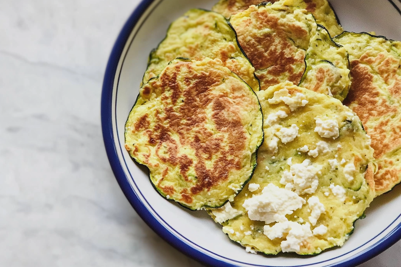 Tortilhas de Abobrinha com Feta
