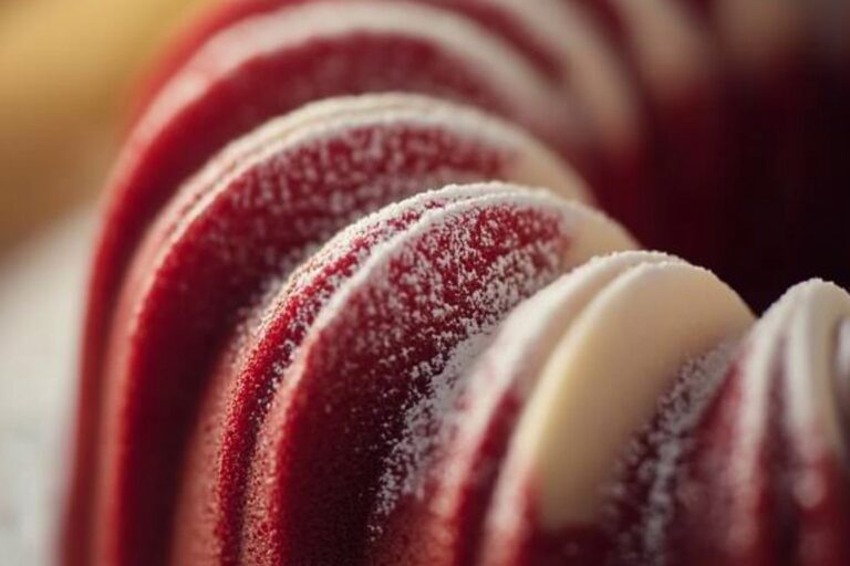 Bolo Bundt de Red Velvet